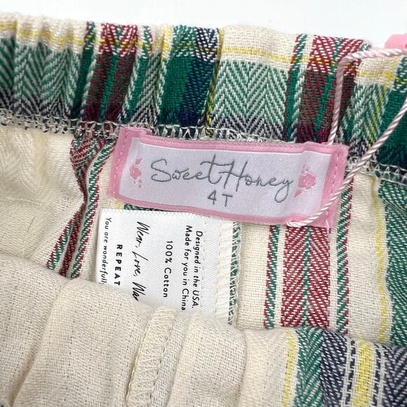 NWT SweetHoney Plaid Shorts - Picture 4 of 5
